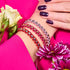 Bubblegum x Silber | Catena Links Armband